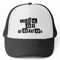 Maid of Honor (Sq Blk) hats