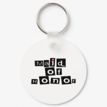 Maid of Honor (Sq) keychains