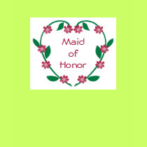 Maid of Honor t-shirt by wedding_tshirts Maid of Honor t-shirt