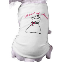 Maid of Honor T-shirts pet clothing