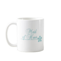 Maid of Honor Teal Elegance Coffee Mug