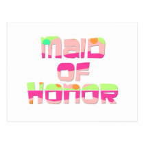 Maid of Honor Tees and Gifts postcards