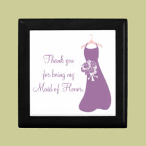 Maid of Honor Thank you Box gift boxes