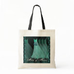 Maid of Honor - TURQUOISE Dresses Cotton Tote Bag