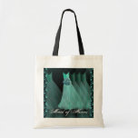 Maid of Honor - TURQUOISE Dresses Cotton Tote Bag