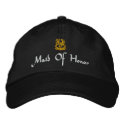 Maid Of Honor Wedding Black embroideredhat