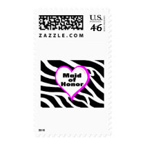 Maid Of Honor (Zebra Stripes) Stamp