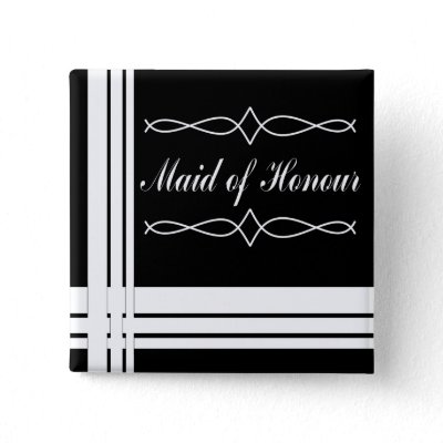 Maid of Honour Button