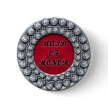 maid of honour diamonds button