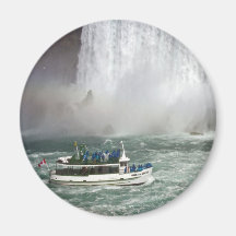 Maid Of The Mist Entering The Falls Fridge Magnet