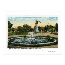 Maid of the Mist Fountain, Washington Statue Postcards