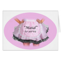 Maid to Serve cards by uniqueandkinky Maid to Serve cards
