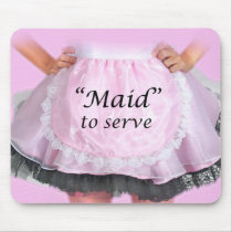 Maid to Serve mousepads by uniqueandkinky Maid to Serve mousepads
