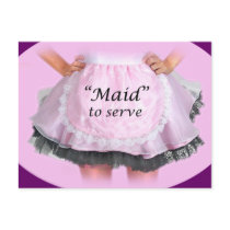 Maid to Serve postcards