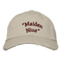 "Maiden Niue" embroidered hats