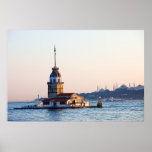 Maiden Tower in Istanbul Print