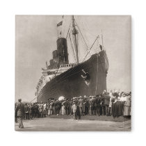 Maiden Voyage of RMS Lusitania, 13 Septemeber 1907 Magnet