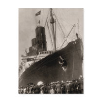 Maiden Voyage of RMS Lusitania, 13 Septemeber 1907 postcards