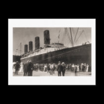 Maiden Voyage of RMS Lusitania, 13 Septemeber 1907 postcards