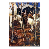 "Maidens on White Horses" by Edmund Dulac Poster posters
