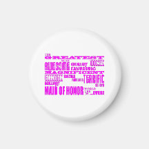 Maids of Honor Fun Gifts : Greatest Maid of Honor Fridge Magnets
