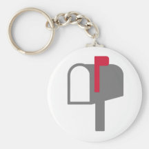 Mail box letter key chains