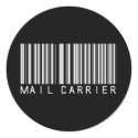 Mail Carrier Bar Code stickers by NotWorking Mail Carrier Bar Code stickers