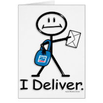 Mail Carrier Greeting Card