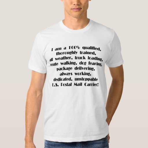 mail carrier t shirts