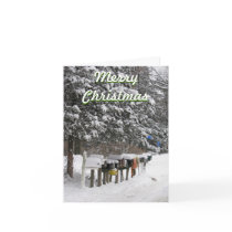 Mail Carrier's Christmas Card