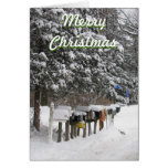 Mail Carrier's Christmas Card