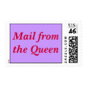 Mail from the Queen Postage Stamp