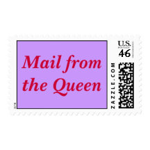 Mail from the Queen Postage Stamp