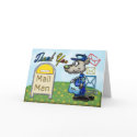 Mail Man, Postal appreciation thank you card