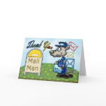 Mail Man, Postal appreciation thank you card