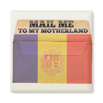 Mail me to Andorra Magnet