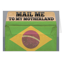 Mail me to Brazil Greeting Card
