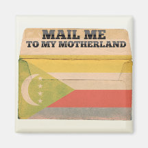 Mail me to Comoros Magnet