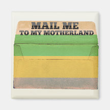 Mail me to Gabon Refrigerator Magnets