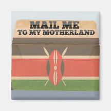 Mail me to Kenya Fridge Magnets