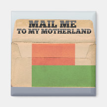 Mail me to Madagascar Refrigerator Magnet