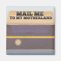 Mail me to Nauru Refrigerator Magnets