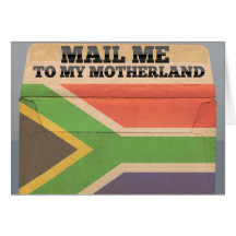 Mail me to South Africa Cards