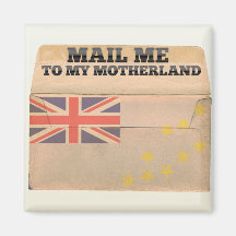 Mail me to Tuvalu Refrigerator Magnet