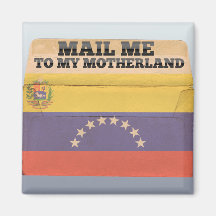 Mail me to Venezuela Refrigerator Magnets