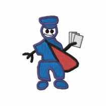 Mail Person embroidered shirts by ZazzleEmbroidery Mail Person embroidered shirts