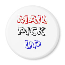 MAIL, PICK, UP magnets