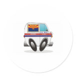 Mail Truck ARIZONA stickers