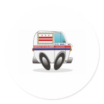 Mail Truck DISTRICT OF COLUMBIA stickers by graphxpro Mail Truck DISTRICT OF COLUMBIA stickers