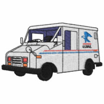Mail Truck embroidered shirts